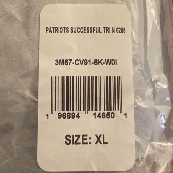 FANATICS NEW MENS PULLOVER HOODIE SWEATSHIRT NEW ENGLAND PATRIOTS XL NAVY - Picture 2 of 3